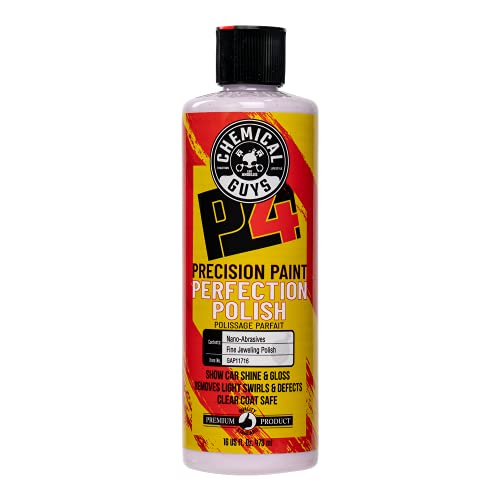 Chemical Guys GAP11716 P4 Precision Paint Perfection Polish (Paint Correction - Fixes Scratches, Swirls & Towel Marks), 16 oz. - Image 1