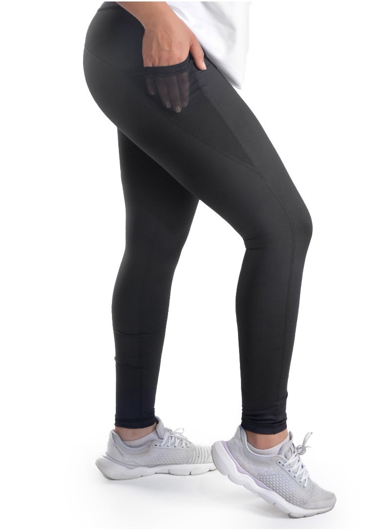 Doe sportswear Doe side pocket elevate leggings - Black  - Image 1