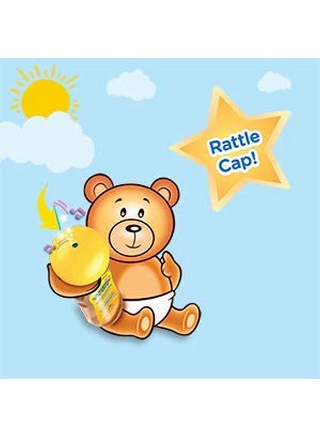 ريكيتوي دي أورو شامبو RICITOS DE ORO Honey Bee شامبو منظف للأطفال بغطاء خشخيشة منتج خالٍ من البارابين لشعر الطفل الرقيق مضاد للحساسية عبوة من 3 قطع سعة 8.4 أونصة سائلة لكل عبوة، 3 زجاجات - Image 4