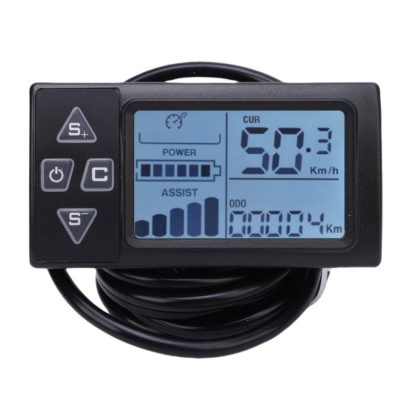 Electric Bike LCD Display S861 Electric Scooter LCD Panel with SM Connector for Cycling Electric Bicycle Scooter Modification - Image 1