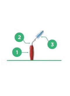 Gum Trav-Ler Interdental Brush 0.8Mm Red  - Image 4