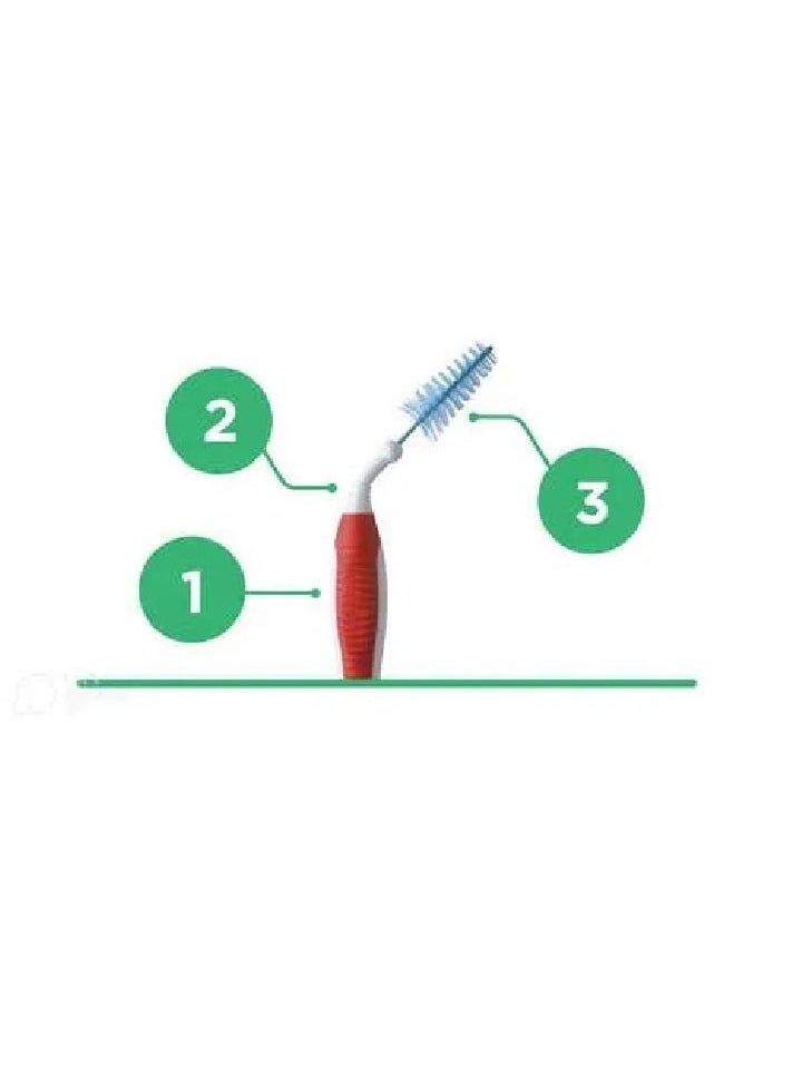 Gum Trav-Ler Interdental Brush 0.8Mm Red  - Image 4