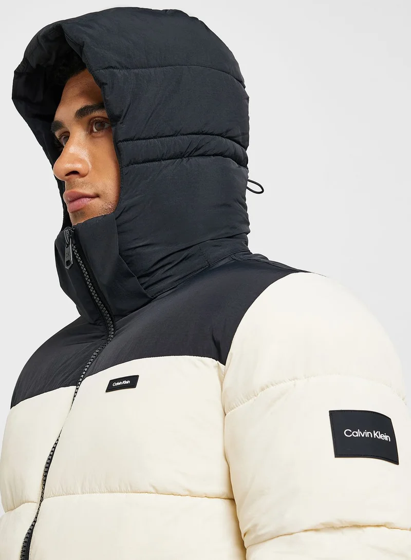 CALVIN KLEIN Puffer Color Block Jacket