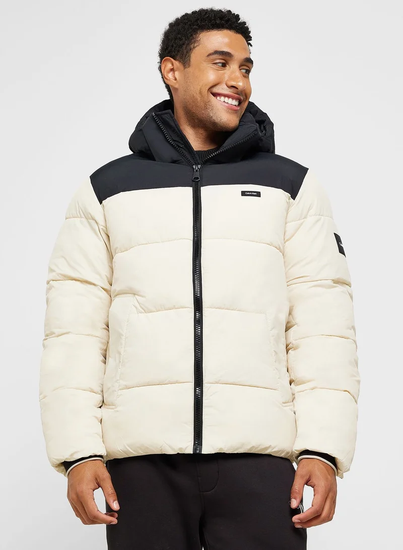 CALVIN KLEIN Puffer Color Block Jacket