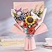 Hands Craft Hello Kitty 3D Wooden Bouquet Puzzle Kit DIY Floral Model Craft Set Featuring My Melody Kuromi Cinnamoroll Keroppi Chococat Fun Gift for Kids Adults - Image 4