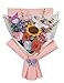 Hands Craft Hello Kitty 3D Wooden Bouquet Puzzle Kit DIY Floral Model Craft Set Featuring My Melody Kuromi Cinnamoroll Keroppi Chococat Fun Gift for Kids Adults - Image 3