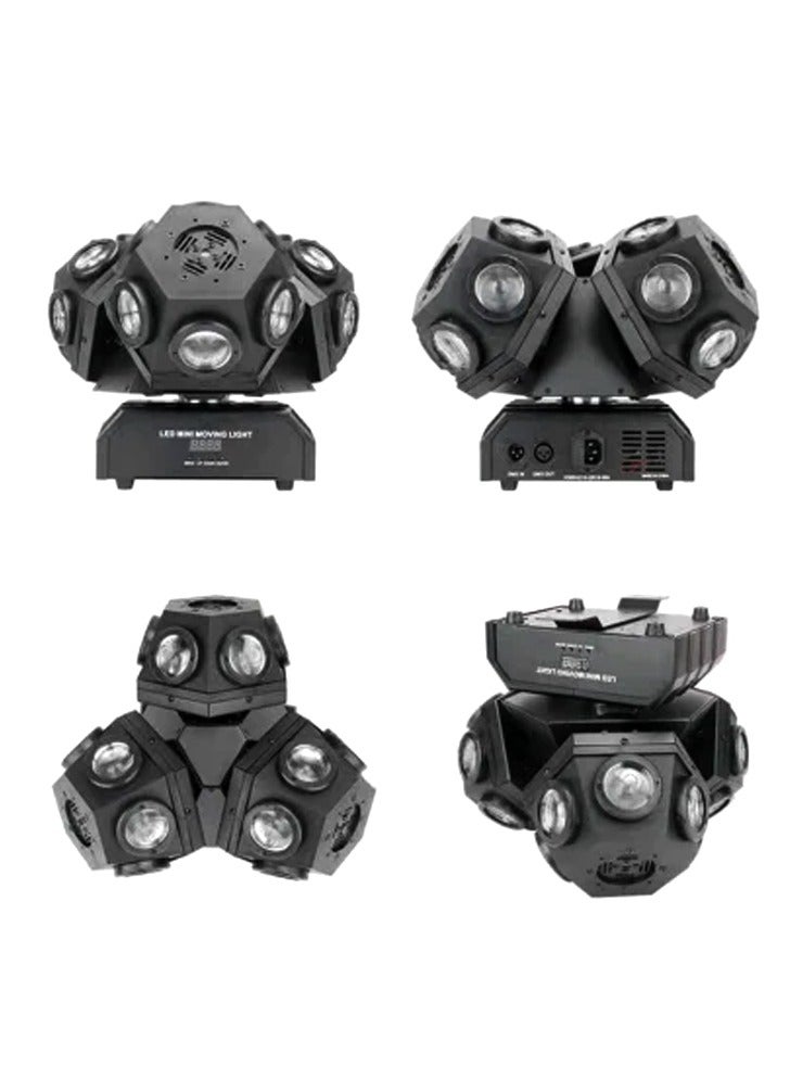 Double Head Party Lights 18 LED Lens