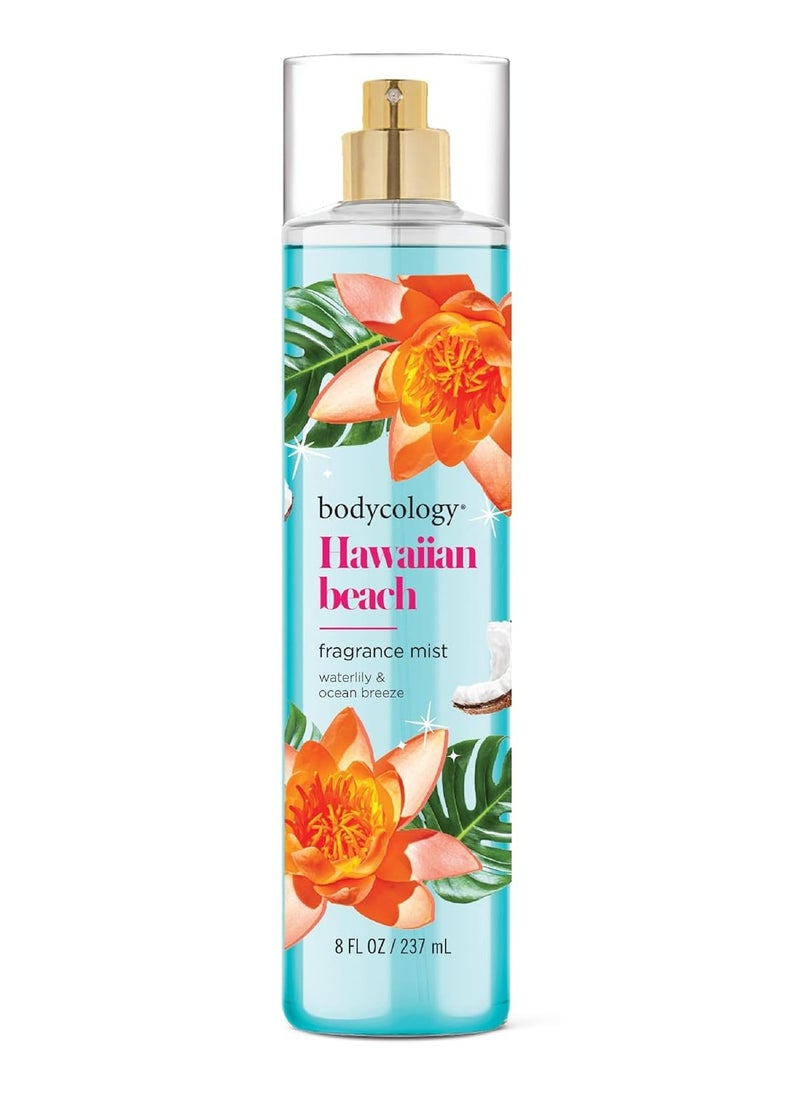 Bodycology - Bodycology Long-Lasting Fragrance Body Mist, Hawaiian Beach, 8 fl oz - Image 1