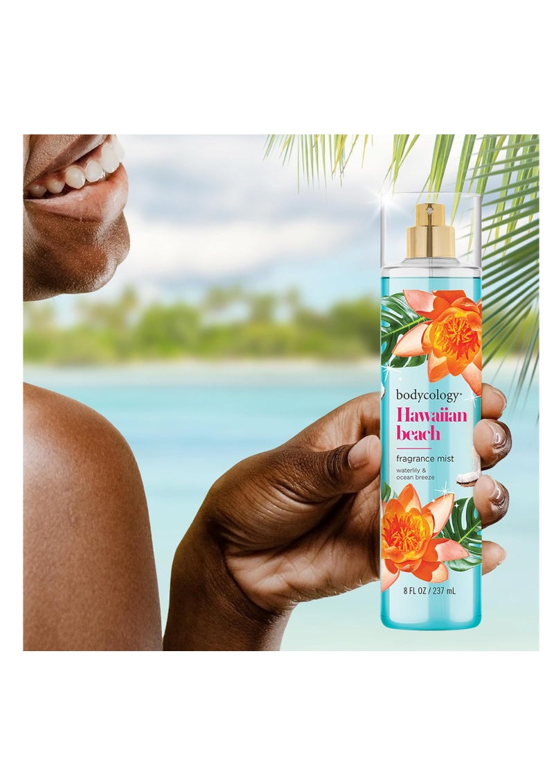 Bodycology - Bodycology Long-Lasting Fragrance Body Mist, Hawaiian Beach, 8 fl oz - Image 1