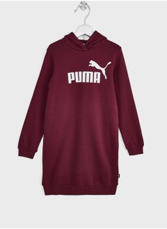Kids Essential Logo Hooded Dress