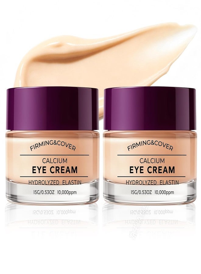 Calcium Anti-Aging Eye Cream 2 Pack, Firming Formula for Dark Circles, Puffy Bags & Sagging Skin, 15g - Image 1