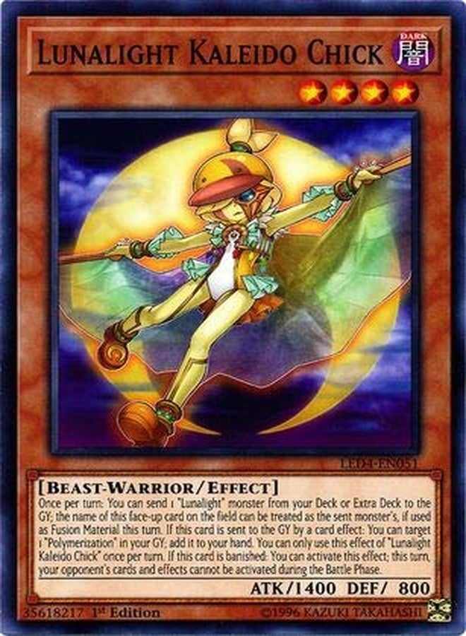 Yu-Gi-Oh! - Lunalight Kaleido Chick - LED4-EN051 - Legendary Duelists: Sisters of The Rose - 1st Edition - Common