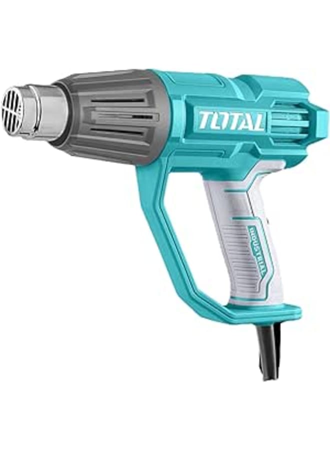 Total Heat Gun TB20078, 2000W, 3 Temperature Settings 50-550°C, with 4 Nozzles