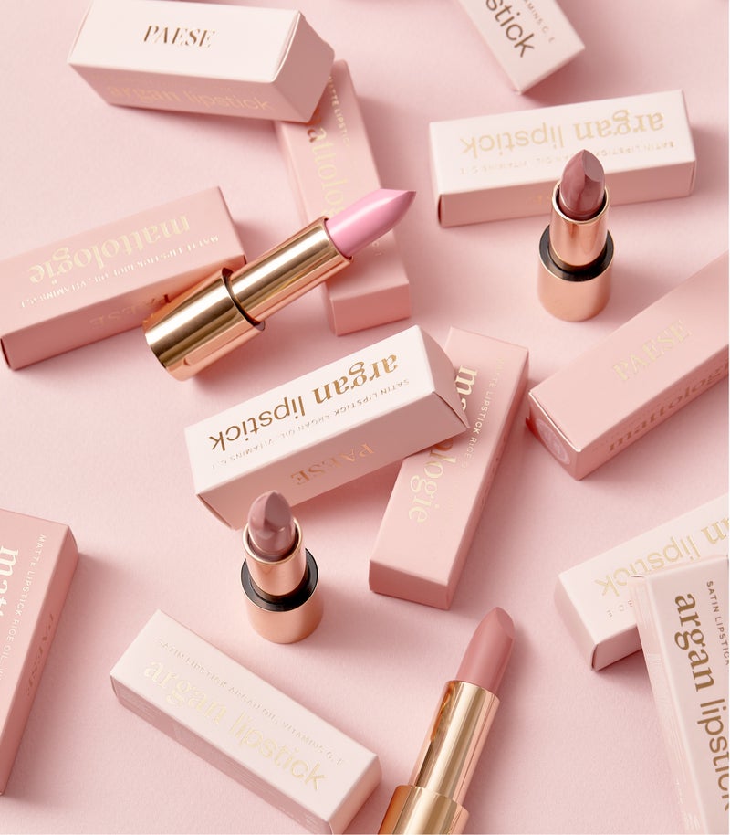 Paese Argan Oil Lipstick Luminous Finish Hydrating Lipstick with Argan Oil, Vitamins A C E  Creamy Moisturizing Long-Lasting Bold Pink Lip Colour 29 Fuchsia - Image 2