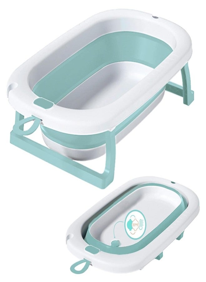 Deoxys Kids Bath Tub for Baby Mini Swimming Pool for Kids, Foldable Bathtub for Baby with Anti Skid Base | Baby Bathing Tub | Baby Bath tub for Kids 0 to 3 Years Boys Girls - Image 1