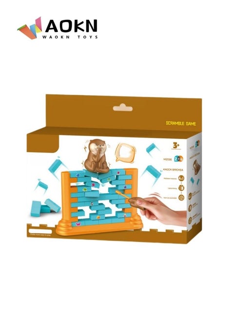 Children Push Brick Penguin Push Wall Board Game Demo Wall Creative Wall Short Game Parent Child Interactive Toys