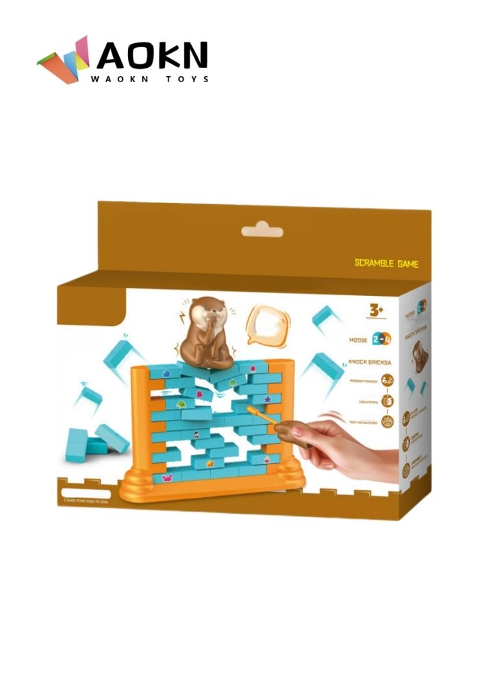 Children Push Brick Penguin Push Wall Board Game Demo Wall Creative Wall Short Game Parent Child Interactive Toys