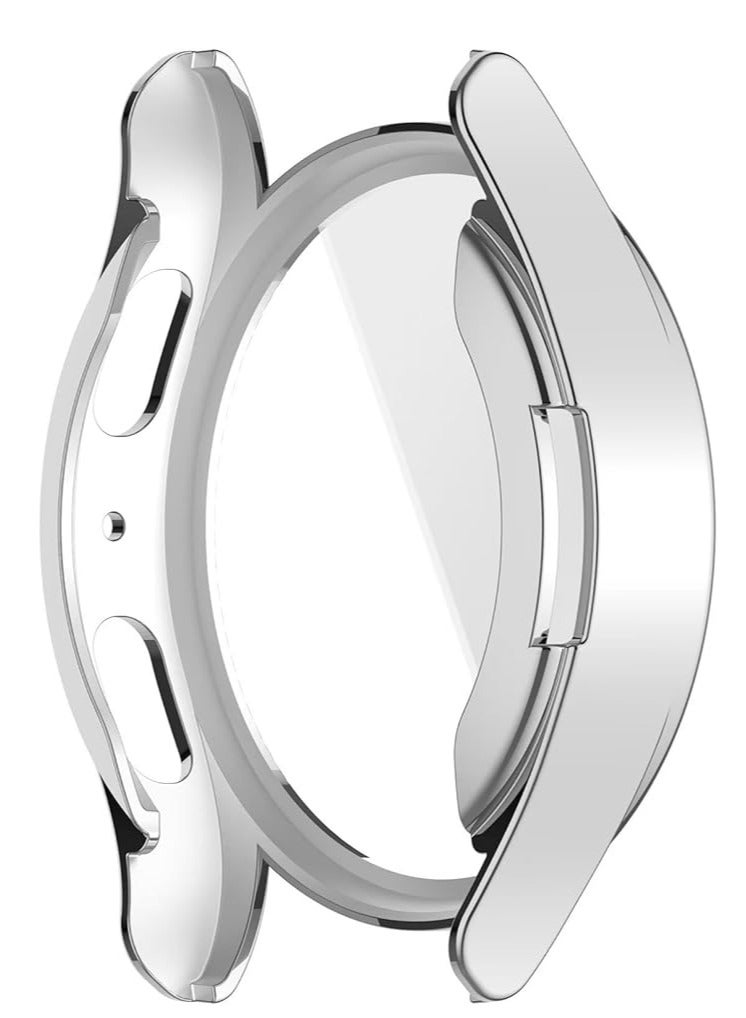 Samsung Galaxy Watch 7 2024Screen Cover 44MM All-Around TPU Anti-Scratch Silver - Image 4