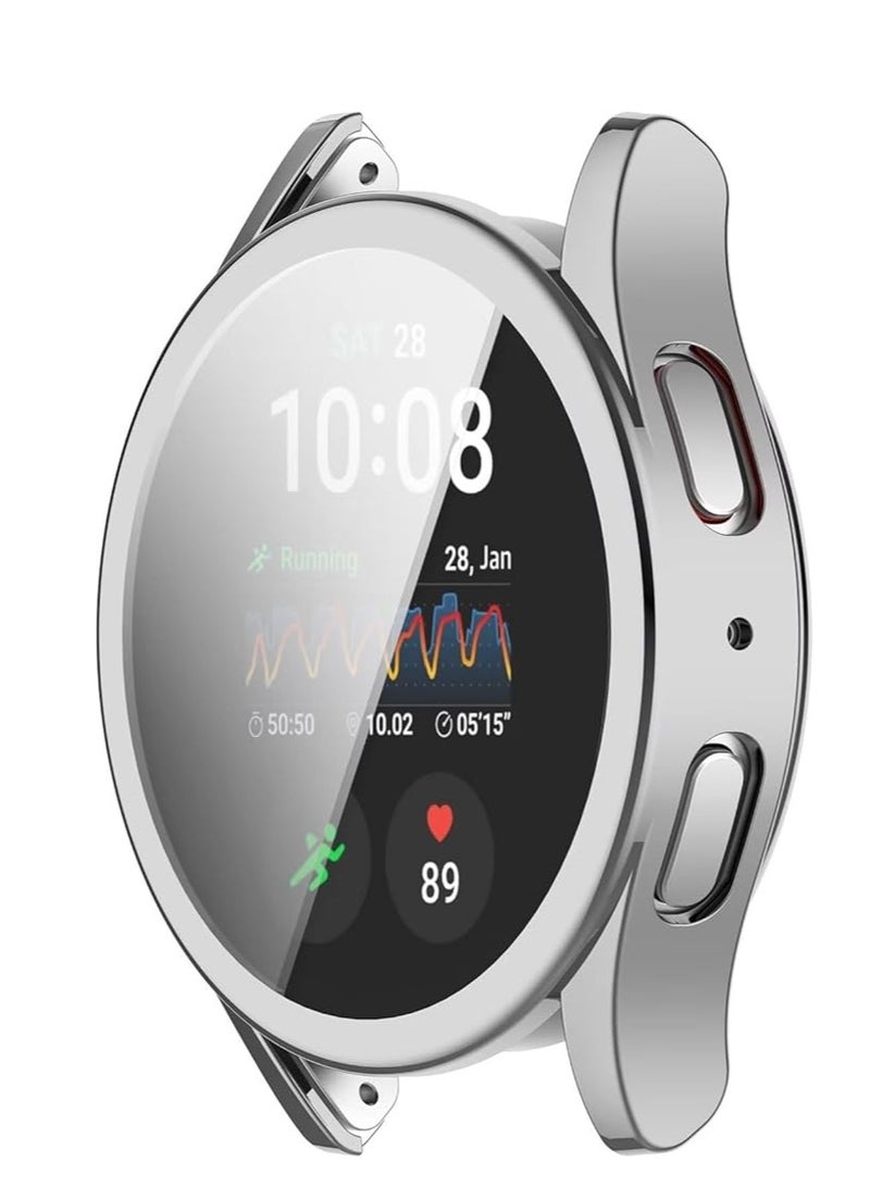 Samsung Galaxy Watch 7 2024Screen Cover 44MM All-Around TPU Anti-Scratch Silver - Image 3
