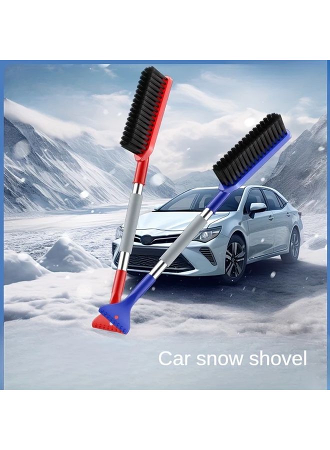 Blue 2 in 1 Winter Car Snow Shovel and Ice Scraper with Ergonomic Handle - Image 5