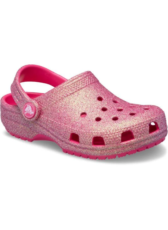 crocs Toddlers Classic Iridescent Glitter Clog
