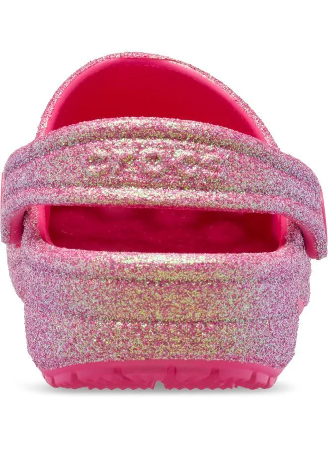 crocs Toddlers Classic Iridescent Glitter Clog