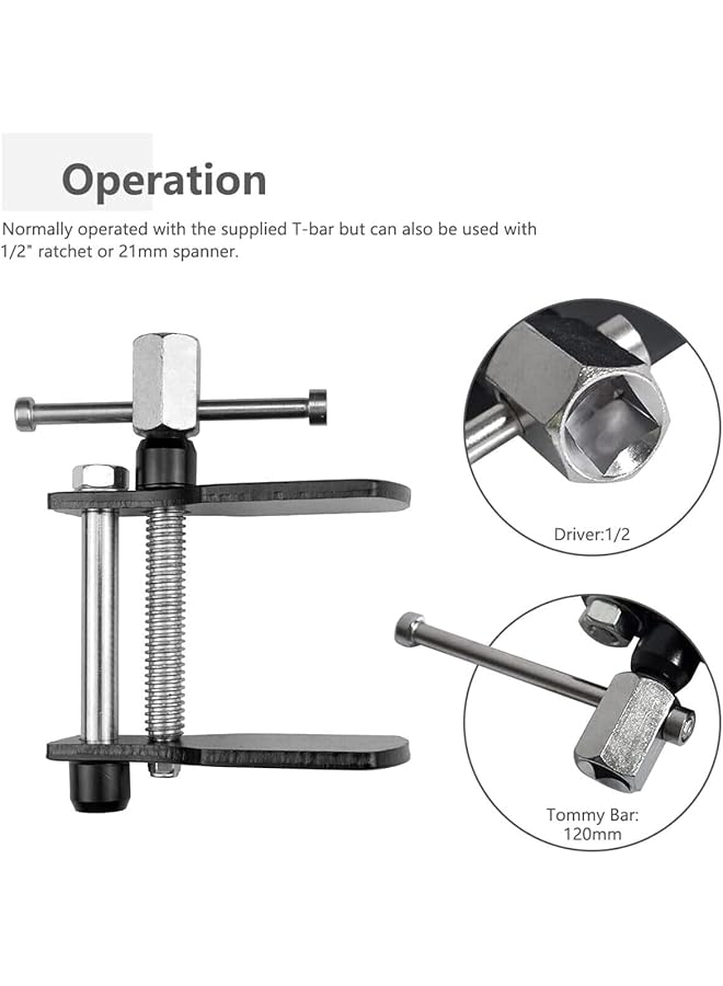 Generic Disc Brake Pad Installation Spreader, Steel Disc Brake Pad Installation Spreader Car Caliper Piston Tool Disc Brake Adjuster Brake Pump Regulator  - Image 5