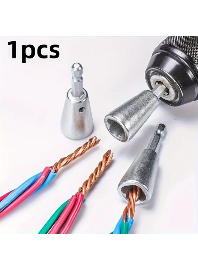 1 Piece Set Heavy Duty Stainless Steel Electric Wire Stripper and Twist Connector 6mm Hex Shank Quick Connect Design - Image 2
