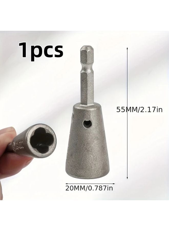 1 Piece Set Heavy Duty Stainless Steel Electric Wire Stripper and Twist Connector 6mm Hex Shank Quick Connect Design - Image 4