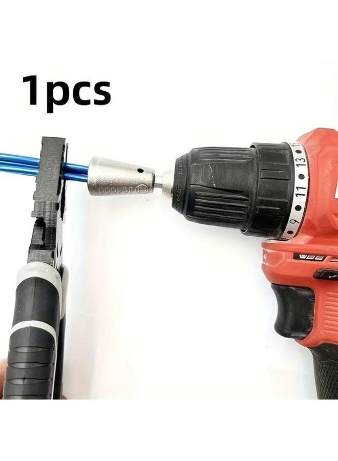 1 Piece Set Heavy Duty Stainless Steel Electric Wire Stripper and Twist Connector 6mm Hex Shank Quick Connect Design - Image 5