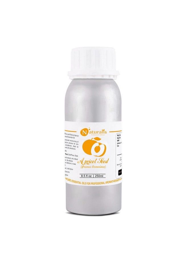 Naturalis Essence Of Nature Cold Pressed Undiluted Apricot Oil For Hair Face & Body Massage 250Ml  - Image 2