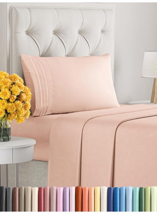 Signoola Flat Sheet Set Of 1 Piece - 2 Pieces pillow cases Comfy Breathable & Cooling Sheets - Hotel Luxury Bed Sheets ( 180 x 240 cm )   - Deep Pockets, Easy-Fit, Extra Soft - Kashmir - pzsku/ZF8B7E328A0FC56E40866Z/45/_/1727785413/353eb8e4-ba4a-4c76-913b-05358debbdb8