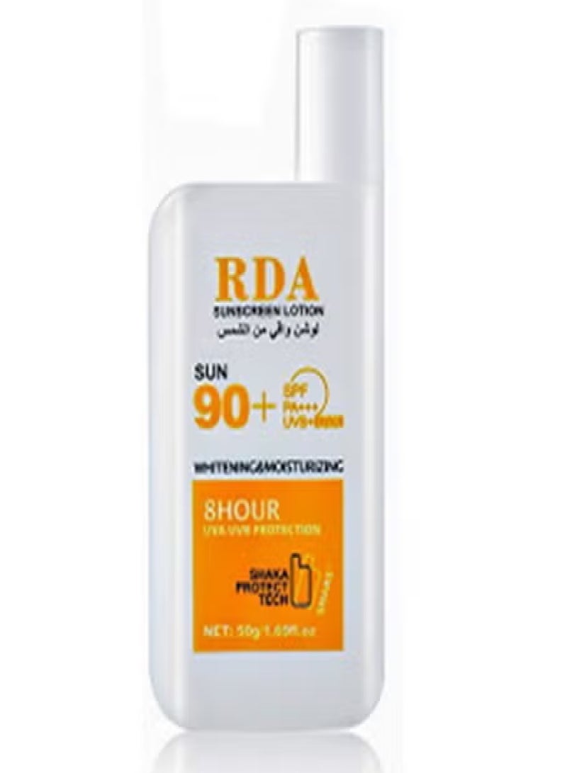 ار دي اي كريم واقي شمس تفتيح وترطيب البشرة بعامل حماية من اشعة الشمس 60 - 50 جرام - Image 2