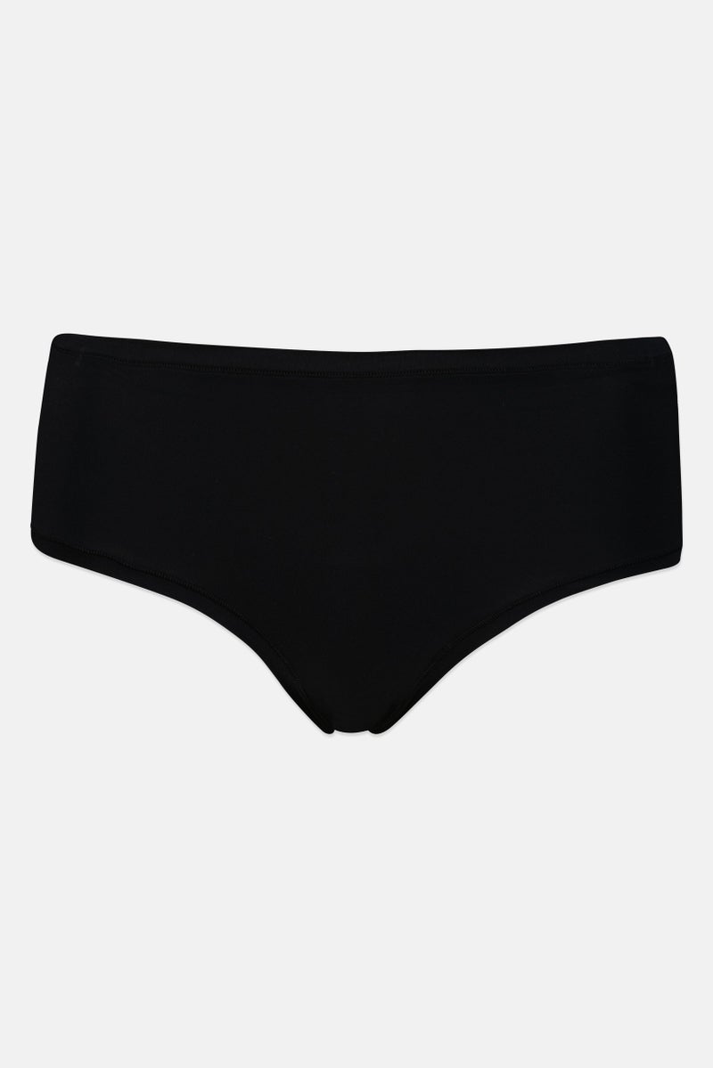 Rene Rofe Essentials By Rene Rofe Women 5 Pieces Solid Hi-Waist Thong Panties, Multicolor - Image 5