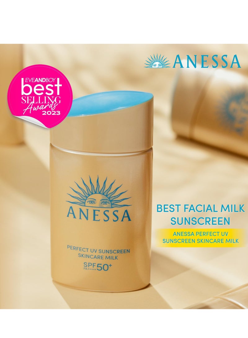Anessa Perfect UV Sunscreen Skincare Milk SPF50+ / PA+++, Best Facial Milk Sunscreen in Japan, 60ml - Image 2