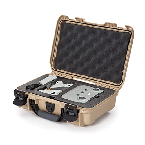 Nanuk 909 Waterproof Hard Case with Custom Insert for DJI Mini 3 and RC-N1 Remote - Tan (909S-080TN-0A0-C0598) - Image 1