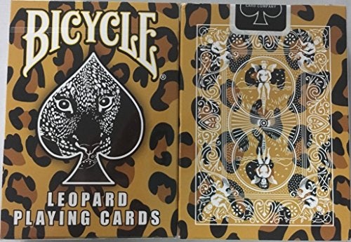 Bicycle Leopard Deck Playing Cards Leopard Skin Back Design - Image 1