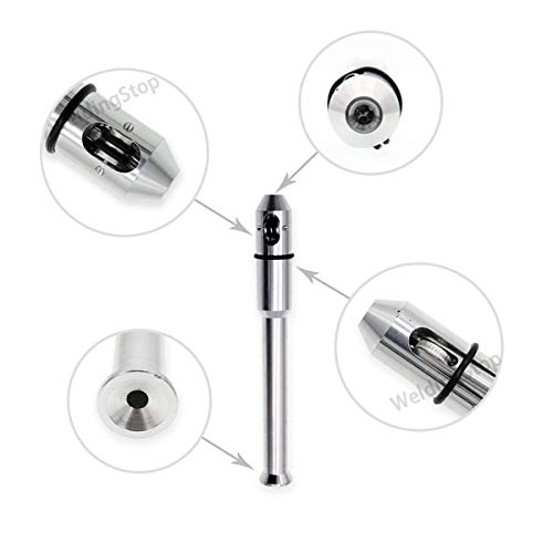 WeldingStop TIG Pen Finger Feeder Welding Rod Holder 1.0-3.2mm (1/32''-1/8'') Welding Wire Pencil Filler TIG-Pen Welding Feed Stick Holder Weld Filler Metal Tool Welder Accessories (Silver TIG-PEN PK-1) - Image 2