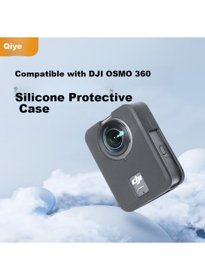 Odd Leaves Qiye Silicone Protective Case For Dji Osmo 360 Panorama Sports Camera, Scratch-resistant And Drop-resistant Dji 360 Shell Accessory - Image 1