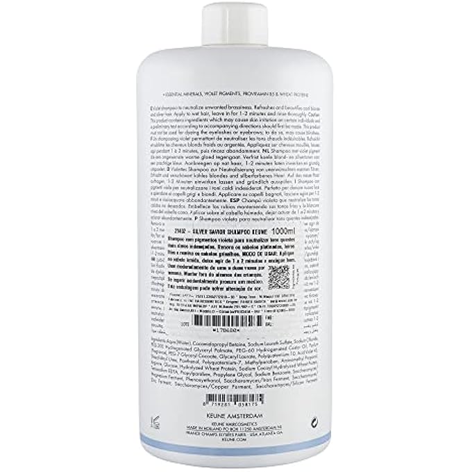 Keune CARE SILVER SAVIOR SHAMPOO 1000ML - Image 2