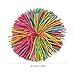 PQJSJDR 20 Pieces Stringy BallsSensory Fidget Stress BallSoft Silicone Rainbow Pom Bouncy Balls for Anxiety ReliefBirthday GiftsParty Favors Stocking StuffersChristmas Prizes 25 Inch - Image 4