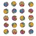 PQJSJDR 20 Pieces Stringy BallsSensory Fidget Stress BallSoft Silicone Rainbow Pom Bouncy Balls for Anxiety ReliefBirthday GiftsParty Favors Stocking StuffersChristmas Prizes 25 Inch - Image 2