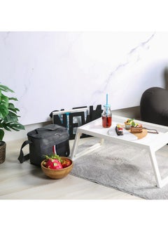 DANUBE HOME طاولة تقديم الإفطار لوريتا بي إس بيضاء 67.5 × 35.5 × 26 سم Fy23042  - Image 2