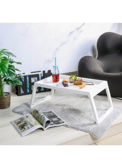 DANUBE HOME طاولة تقديم الإفطار لوريتا بي إس بيضاء 67.5 × 35.5 × 26 سم Fy23042  - Image 4