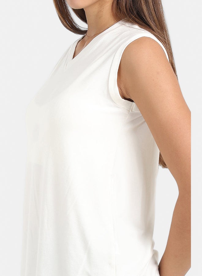 V-Neck Sleeveless T-Shirt