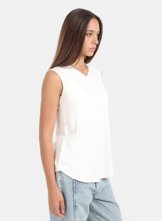 V-Neck Sleeveless T-Shirt