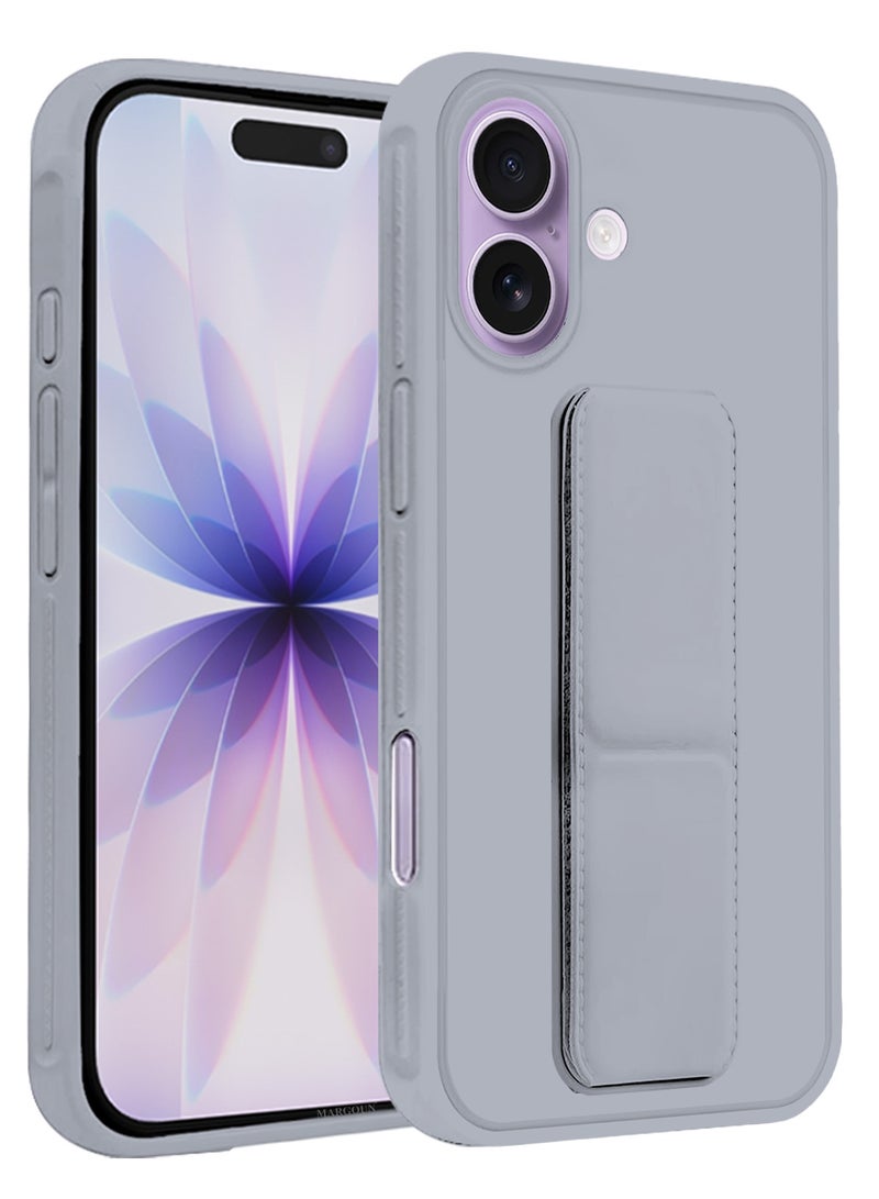 CATANES 2 Packs Premium PU Leather Case for iPhone 17 with Stand Function Shockproof and Anti Scratch Finger Grip with 3D Screen Protector - Image 3