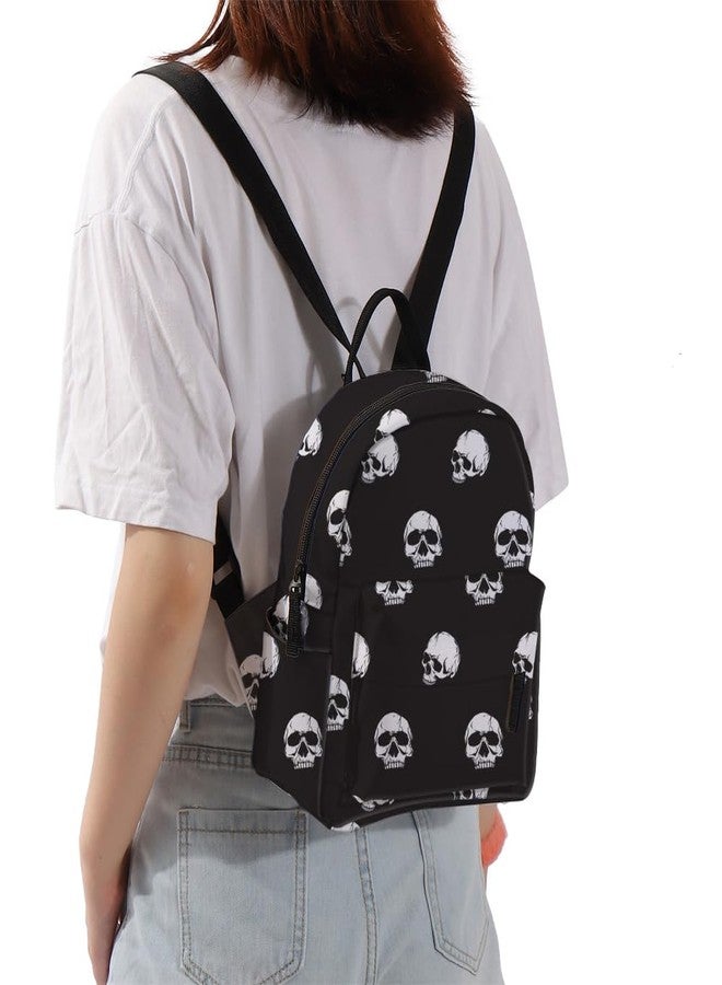 Deanfun Mini Backpack for Women - Waterproof Small Backpack with Skull Print, Multi Pockets Large Capacity Cute and Stylish MNSB-310 - Image 3