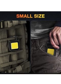 TIGER Pocket Mini LED Flashlight Torch, COB Rechargeable Keychain Light -- 800 Lumen, Waterproof Magnetic Keyring Torch, Portable Work Light for Workshop, Auto, Repairing, Emergency Use  - Image 2