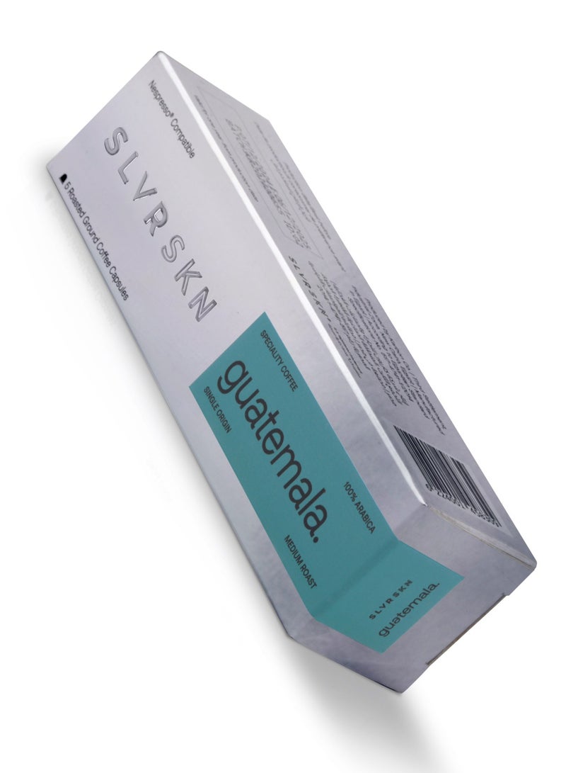 سلفر سكن كبسولات قهوة جواتيمالا 5 كبسولات 31جم